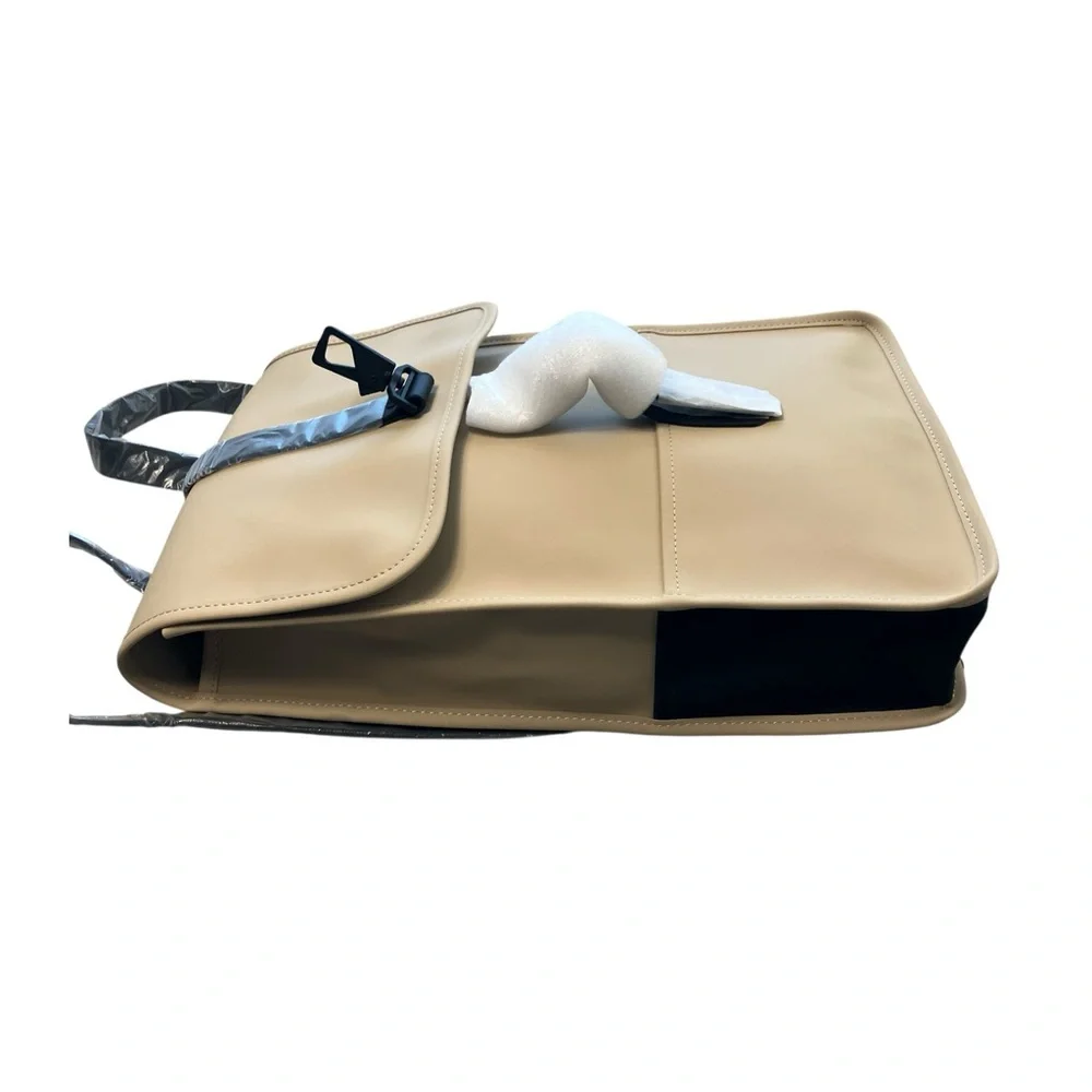 Rains Backpack Mens Tan‎ Sand Mini W3 Waterproof Travel Formal Office NWT 13020